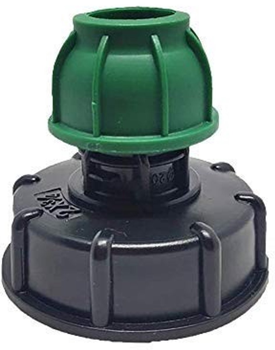 Cosensi - Water Butt Irrigatie - Tank Adapter 25mm - Perfect voor tuinirrigatie - Rechte Pijp Montage - Ideaal voor wateropslag - Geschikt voor...