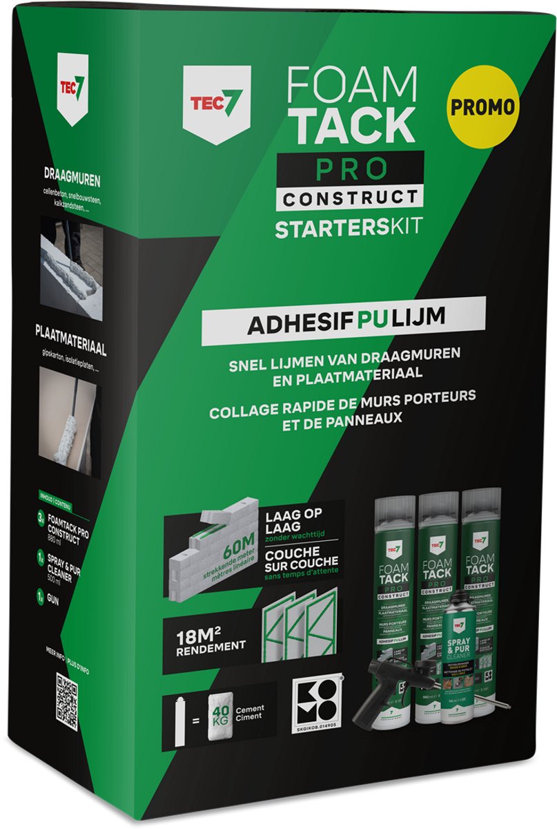 Tec7 FoamTack Pro Construct Starterskit