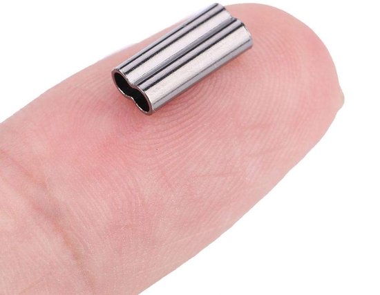 Dailygoods- Crimping Mouw 200 stuks - Dubbele Vat Mouwen - Koper Buis Connector - Corrosiebestendig - Hoogwaardig Materiaal - Professionele Keuze - Visconnector van Dailygoods — afbeelding 2