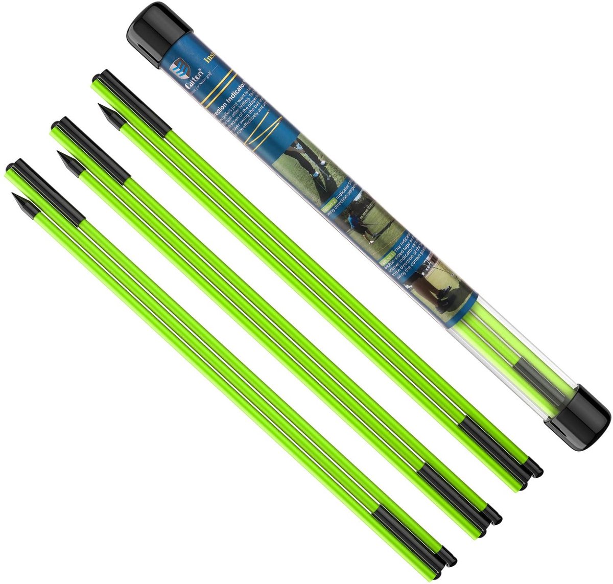 Dailygoods - Set van 3 Inklapbare Golfuitlijnstokken 122 cm