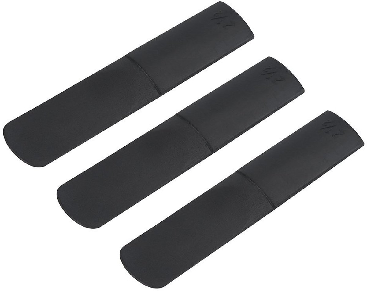 Dailygoods- Saxofoonrieten 3 Stuks - Sterkte 2,5 - Synthetische Rieten - Geschikt voor Alt- en Tenorsaxofoon - Duurzaam - Gemakkelijk te Spelen - Rietjes