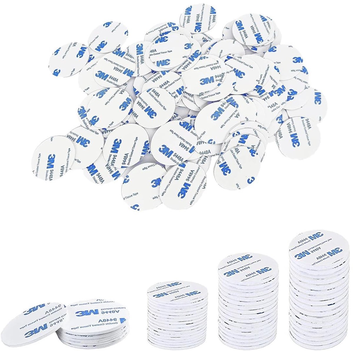 Dailygoods- Kleefpads Extra Sterk - Dubbelzijdig Plakband - 100 Stuks - Waterdicht - Voor Muren/Vloeren - Betrouwbare Hechting