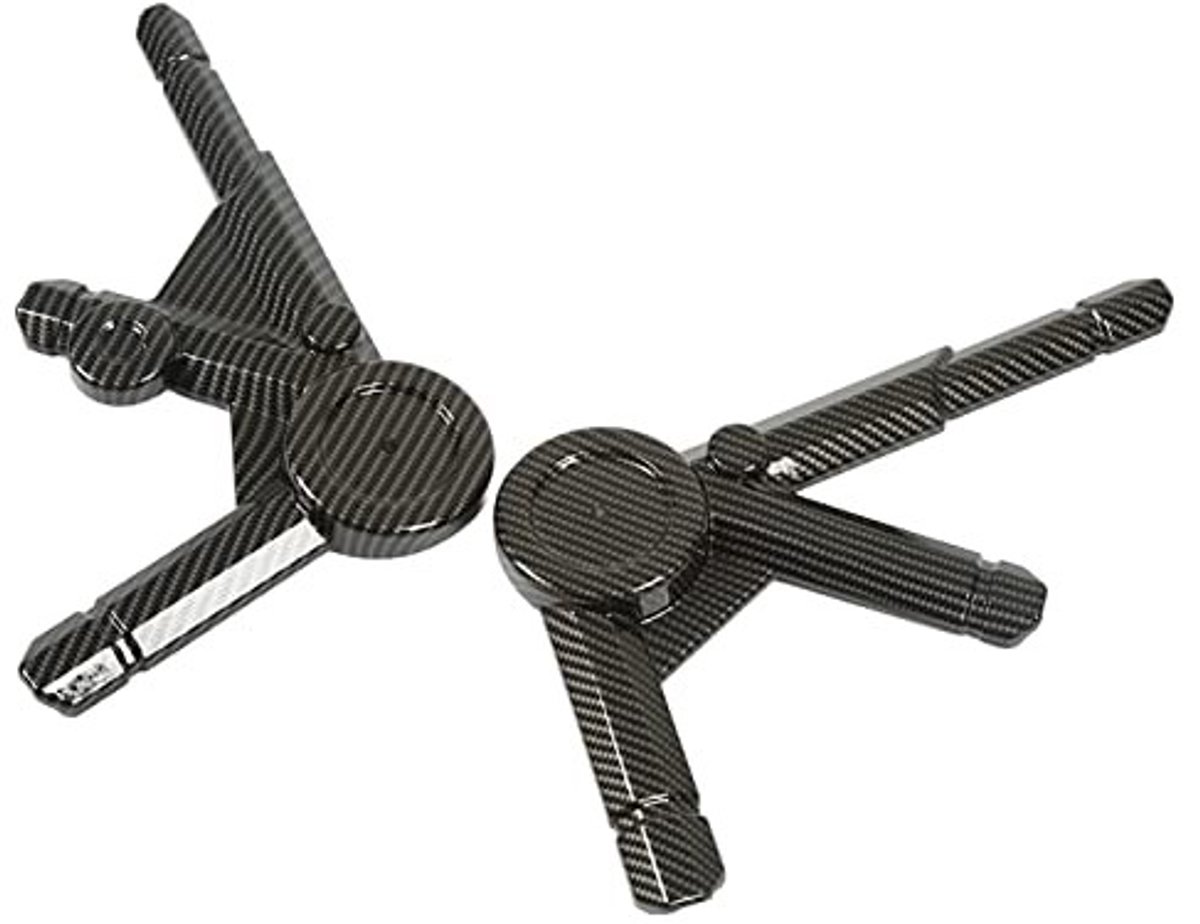Dailygoods- Zijframepaneelbeschermer 2 Stuks - Koolstofvezelstijl - Beschermhoes - R1250GS/R1200GS - Robuust ABS-kunststof - Slijtagebestendig - Framebeschermer