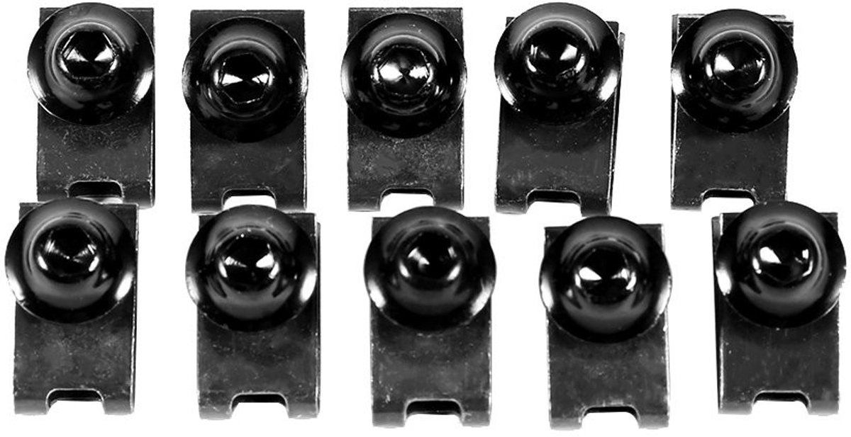 Dailygoods- Motorcycle Fairing Bolt Kit - 10pcs - 5x16MM Bevestigingsschroeven - Universele Montage - Premium Aluminium - Stijlvol Ontwerp - Motorcycle Bolts