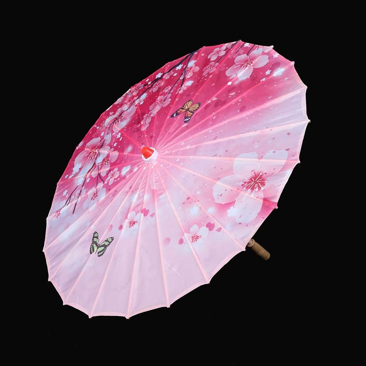 Dailygoods- Paraplu Handgemaakt - Winddicht - Houten Handvat - Aziatische Themadecoratie - Reisgereedschap - Prachtig Patroon - Parasol