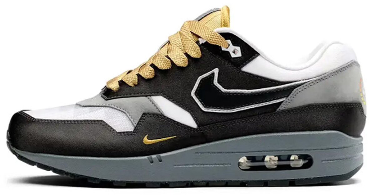 Nike Air Max 1 .SWOOSH Low Poly Big Head Mode Zwart
