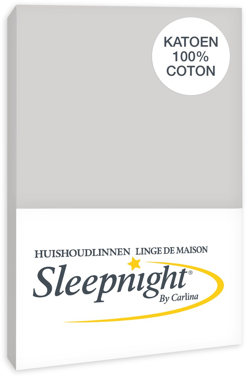 Sleepnight Lakenset Katoen Grijs - 280 x 300 cm + 2 kussenslopen - [Grijs]