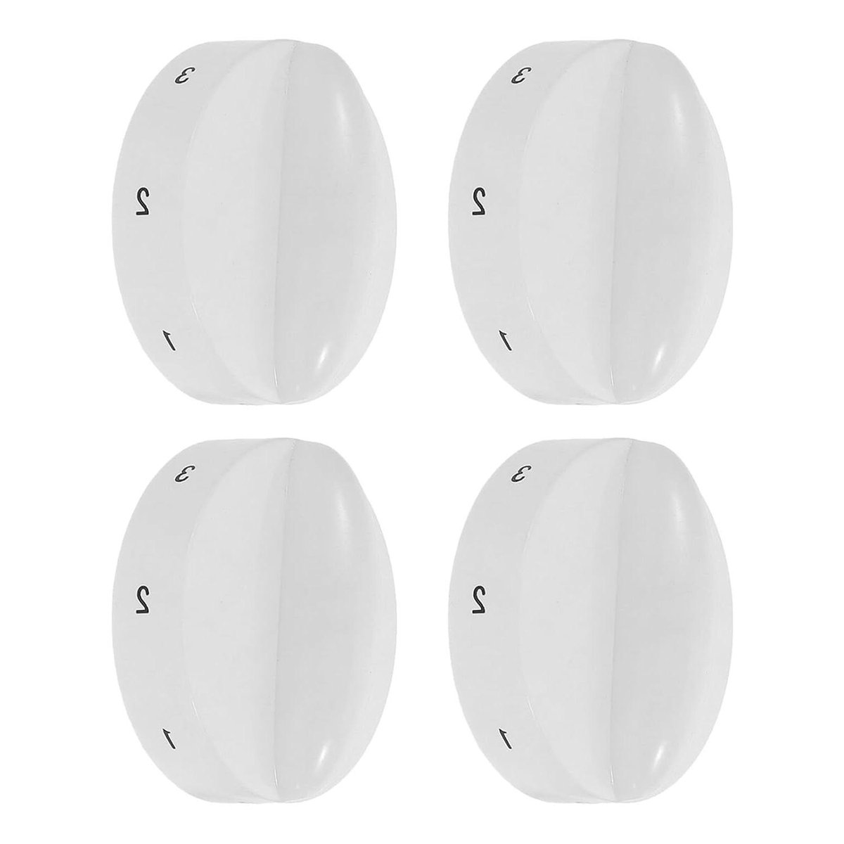 Temperatuurknoppen Koelkast - Vervangende Knoppen - Temperatuur Regelen - Ergonomische Grip - 4 Stuks - Wit