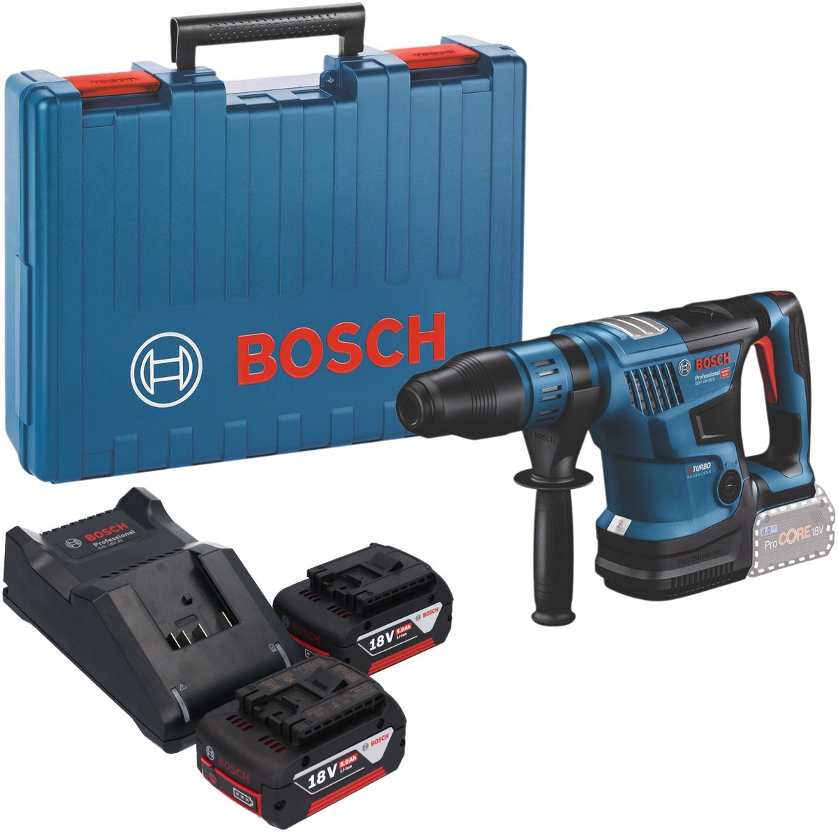 Bosch GBH 18V-36 C Professional accu-boorhamer 18 V 7 J SDS max Brushless + 2x accu 5,0 Ah + oplader + koffer