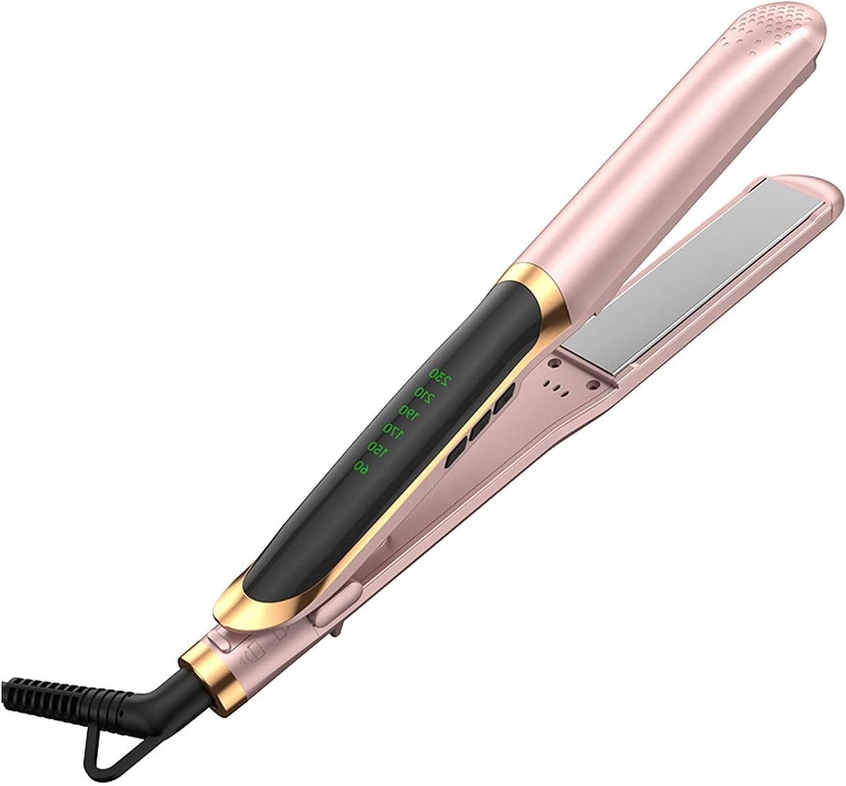 Professionele Stijltang - Keramische Stijltang - Haar Stylen - Extra Brede Platen - 235C - Zwart