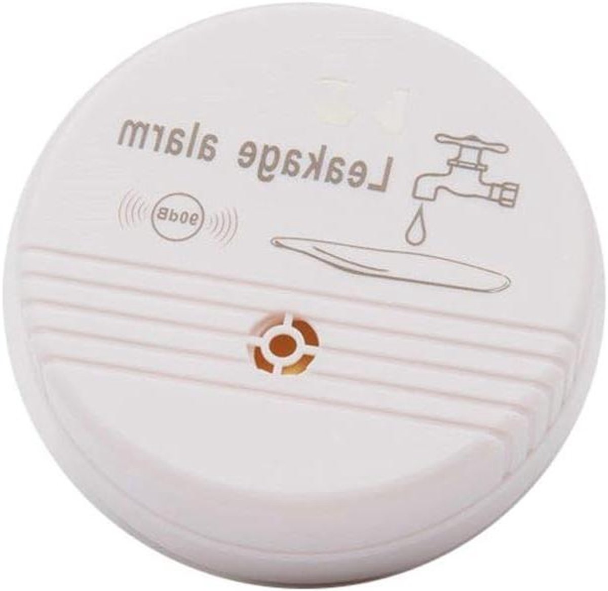 Waterlekkage Alarm - Lekdetector Detector - Waterschade Voorkomen - Automatische Bediening - 90dB Alarm - Wit