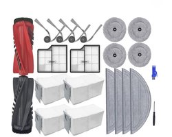 20 stuks -geschikt voor Roborock Saros 10/ G 30 - decoratieve accessoires - accessoireset - 2 hoofdborstels,4 stofzakken, 4 dweilpads,2 HEPA-filters ,4 Randdoek ,4 zijborstels