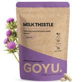 GOYU Mariadistel Extract 500 mg 60 capsules - Mariadistel Extract Capsules - Milk Thistle - Mariadistelzaad - 500 mg - Vegan - Zonder toevoegingen - Lab getest - 60 dagen voorraad per zakje