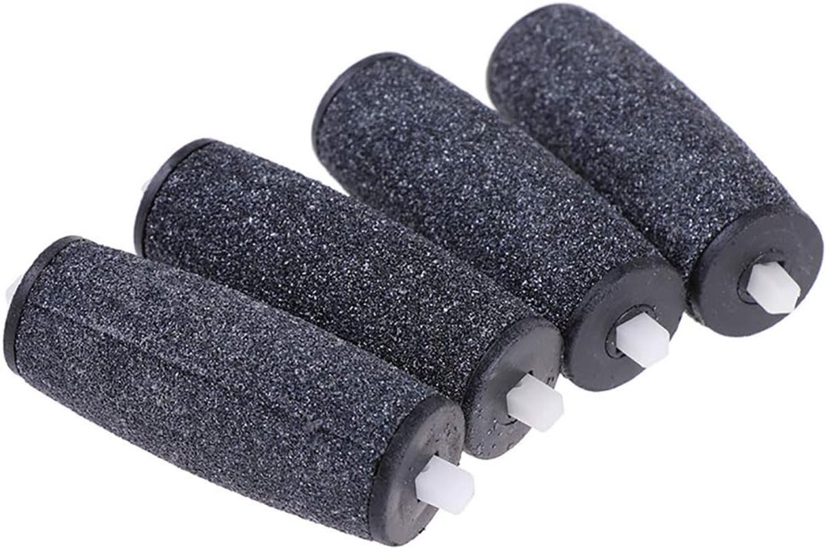 Extra Grof Vervangende Roller Navullingen voor Pedicure, Harde Huid Verwijderaar voor Elektrische Voetvijlen en Voetverzorging - Zwart