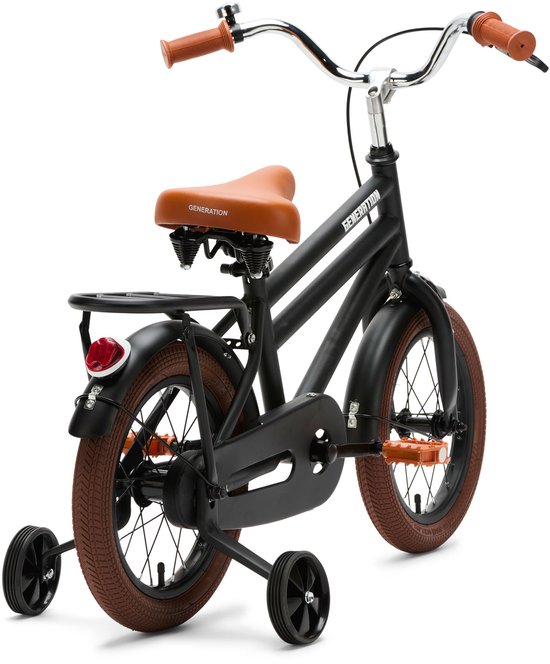 Generation City 14 inch Matzwart - Kinderfiets van Generation — afbeelding 3