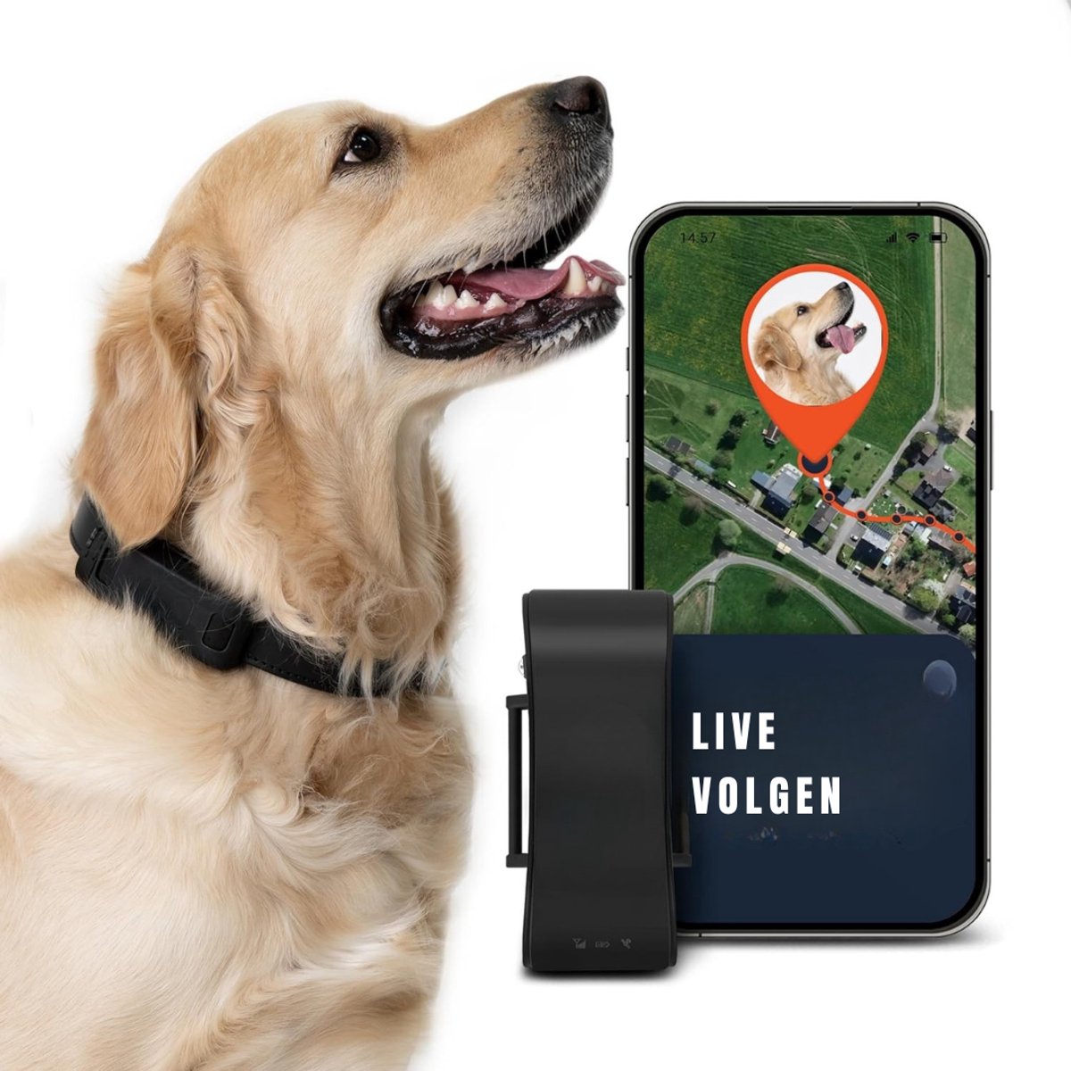 RUX® GPS Tracker kat - GPS Tracker - GPS Trackers - Zwart - 8cm x 4cm x 2cm