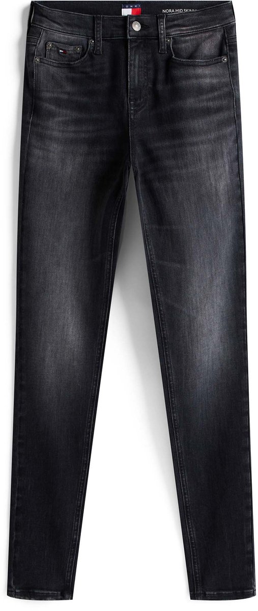 Tommy Jeans Nora Md Skinny Di1286 Fashion Wear Vrouwen Zwart