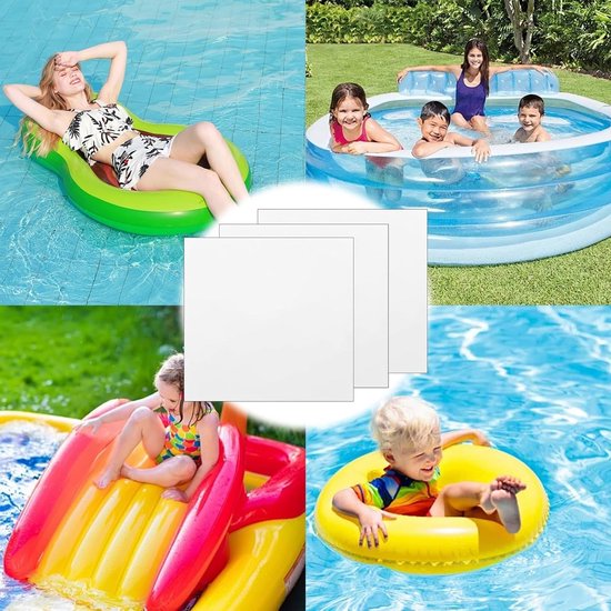 15 Stuks Waterdichte TPU Reparatie Patches voor Opblaasbare Zwembaden en Tenten - Zelfklevende Leaks Reparatie Kit voor Kinderen van Merkloos — afbeelding 4