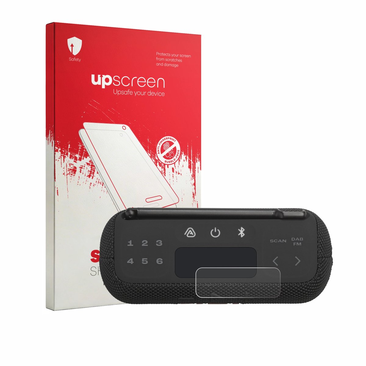upscreen - Screenprotector voor JBL Tuner 3 - Folie Beschermfolie transparant