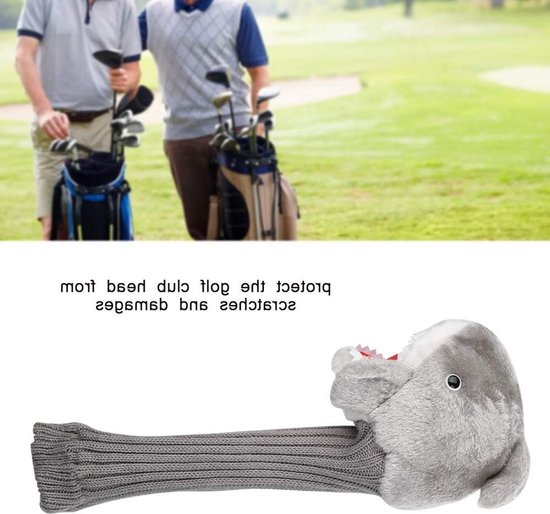 Dailygoods- Golf Club Cover Haaienkop - Handgemaakt - Zacht & Elastisch - Universele Pasvorm - Bescherming tegen Krassen - Lange Levensduur - Headcover van Dailygoods — afbeelding 4