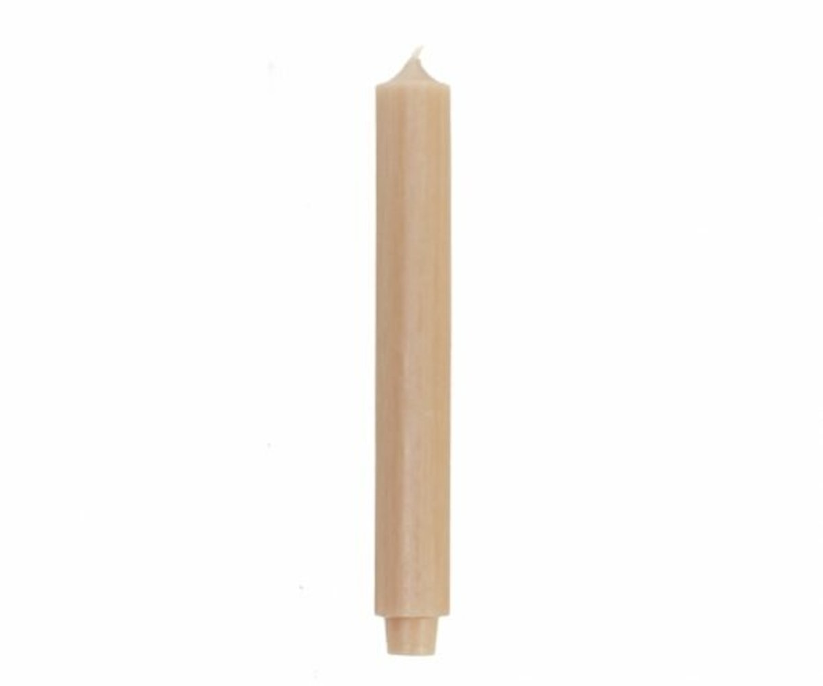 Rustik Lys Dinerkaars 2,6 × 18,5 cm “Iced Apricot”