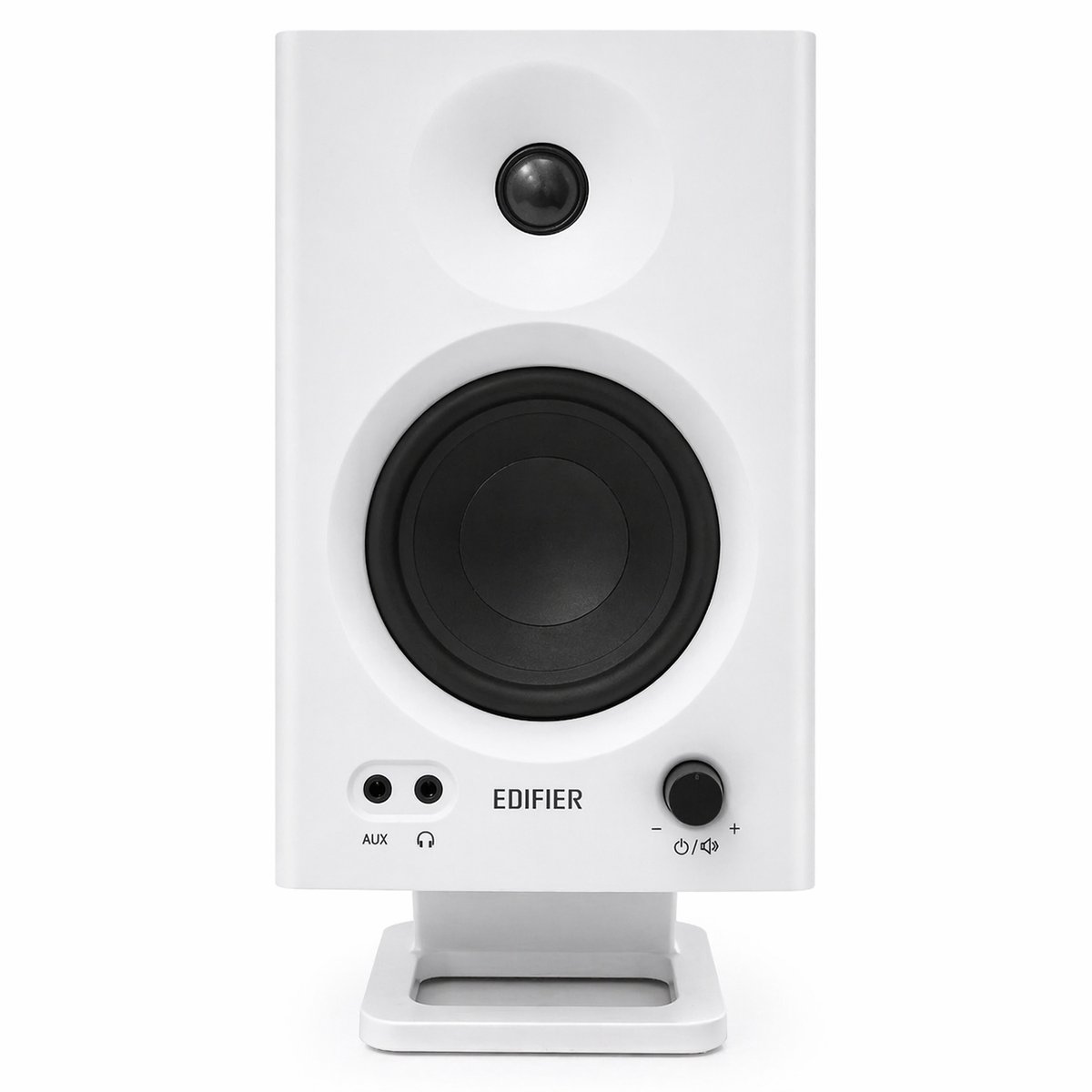 Edifier MR4 Desktop Speaker Stand - Monitor Speaker Standaard Voor Edifier MR4 - Verhoogt Geluidskwaliteit En Ergonomie - Compact Bureau Accessoire Voor Studio Speakers - Anti Vibratie Speaker Houder - Zwart