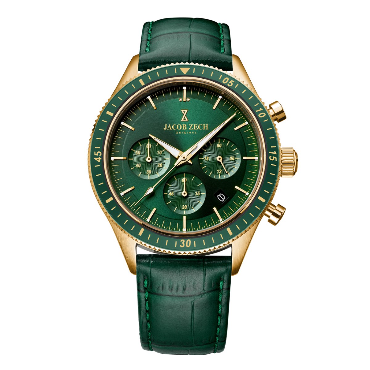 Jacob Zech - Heren Horloge Milano - Goud