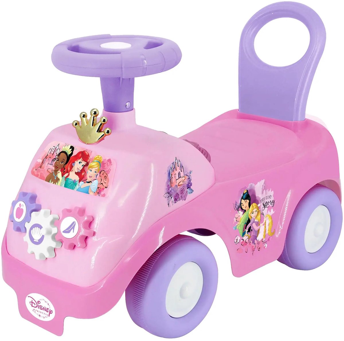 KIDDIELAND Disney Prinsessen Loopauto Licht & Geluid