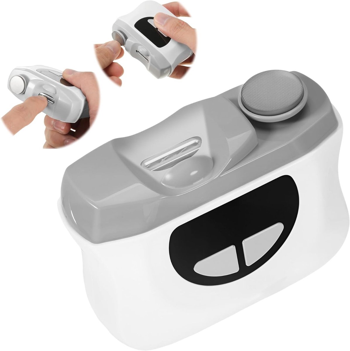 Elektrische Nagelknipper 3-in-1 met Vijl en LED voor Alle Leeftijden