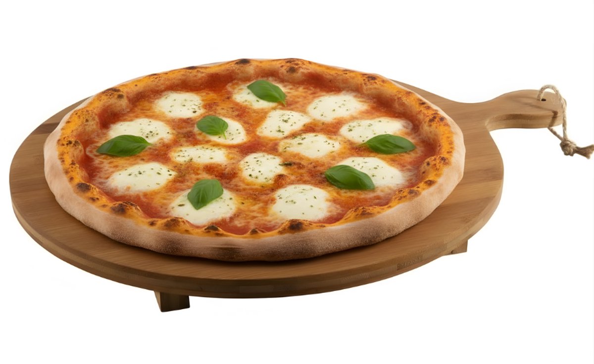 Cookinglife Serveerplank Pizzaplank XXL Organic Bamboe ø 42 cm