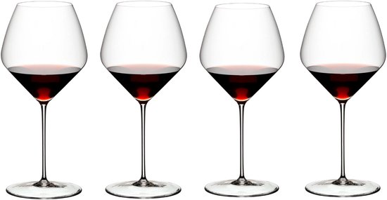 Riedel Wijnglazenset - Rode Wijnglazen - Veloce - Pinot noir / Nebbiolo - 763 ml - 4 Stuks