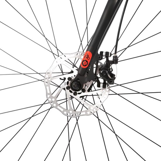 Racefiets - Voor volwassenen - 14 versnellingen, lichtgewicht aluminium frame, geschikt voor stadswoon-werkverkeer en fitness - Zwart, M, 700c van Merkloos — afbeelding 3