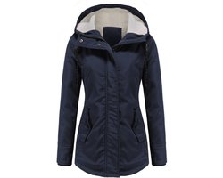 YYNUDA Dames Winddichte Ritsjas - Flockvoering - 2XL