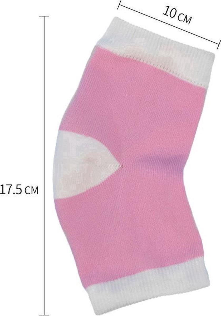 Hielbeschermers - Sokken met gelpad - Compressiesokken - Hielbescherming - Anti hielspoor - Voetondersteuning - Hiel - One size - Roze - Jonyx