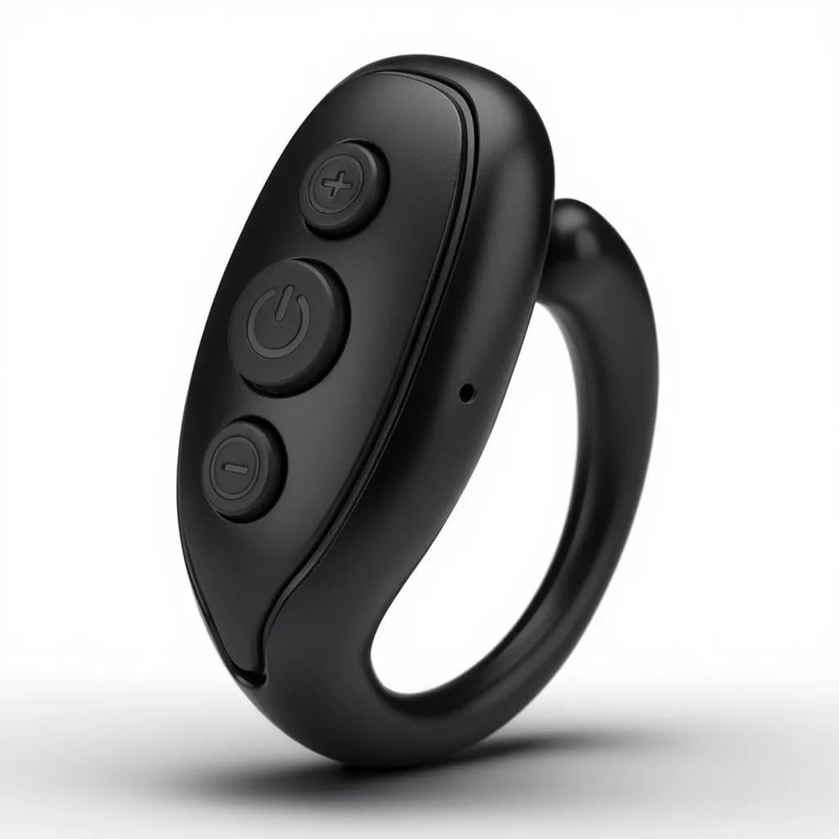 Allecto - TIKTok Afstandsbediening - Bluetooth Pagina Turner - Ergonomisch ontwerp - Zwart - Opnemen Remote - Geschikt voor Android Telefoon en Tablet