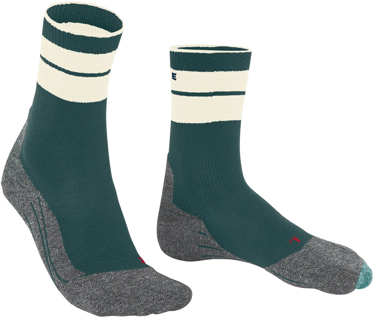 FALKE TK Stabilizing anti-blaar dik wol functioneel materiaal wandelsokken heren Groen