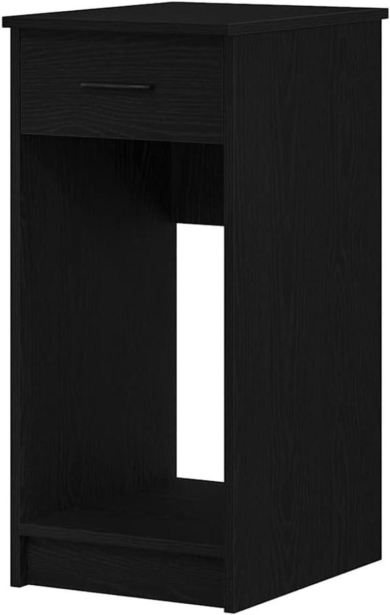 Computertorenstandaard - PC Toren Houder - Bureau Organisatie - Met Lade - 35x45x77 cm - Zwart