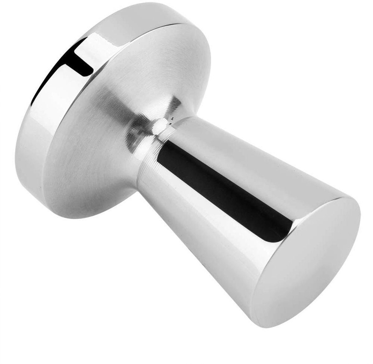 Koffietamper - Koffiepers Sabotage - Espresso Zetten - Massief Roestvrij Staal - 40 mm - Zilver