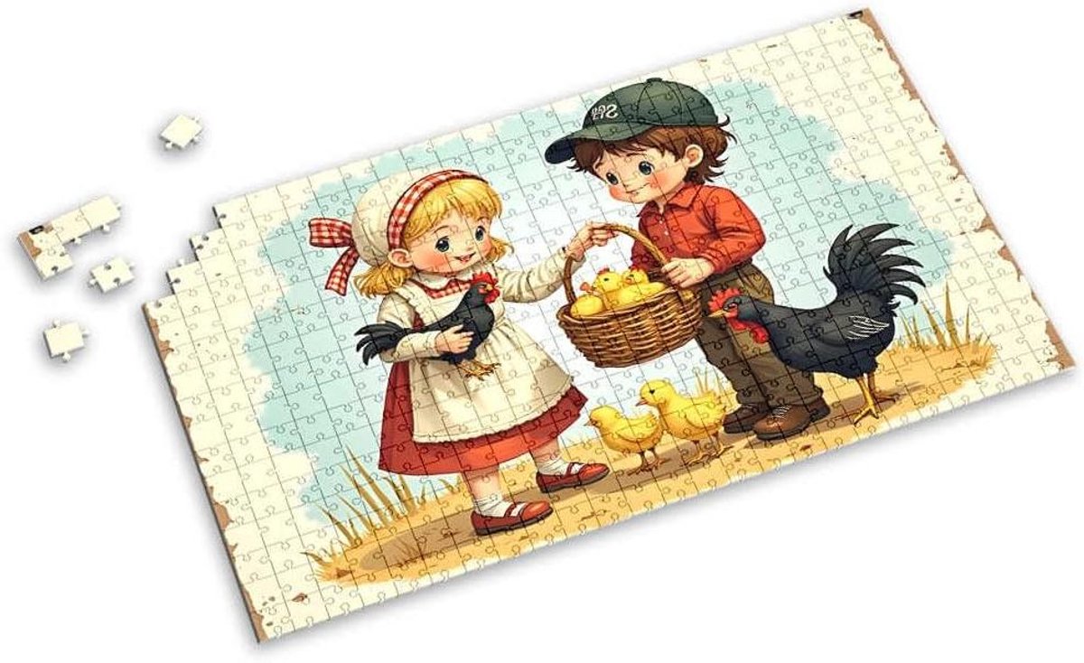 Legpuzzel Kinderen - Puzzel Board - Ontspanning Thuis - Originele Afbeeldingen - 300 Stukjes - Kleurrijk