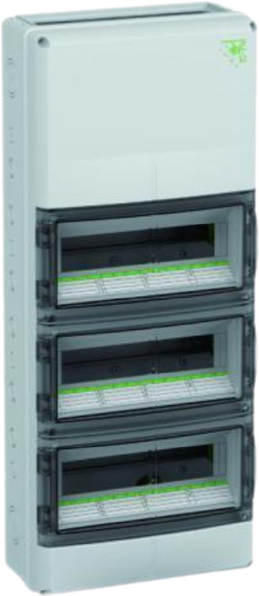 Spelsberg Kleine verdeler, grijs, beschermingsgraad IP65, 42 TE, slagvastheid IK08, beschermingsklasse II, nominale spanning 400V AC, DLG, UL-EU, VDE, halogeenvrij, 73374201