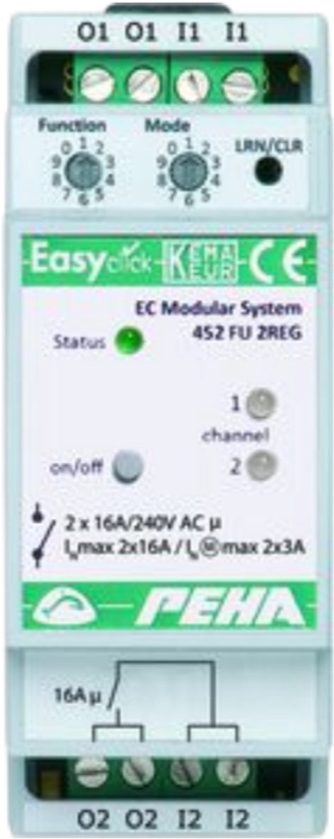 PEHA D 452 FU 2REG PEH ENOCEAN EASYCL.SCHAKELMOD