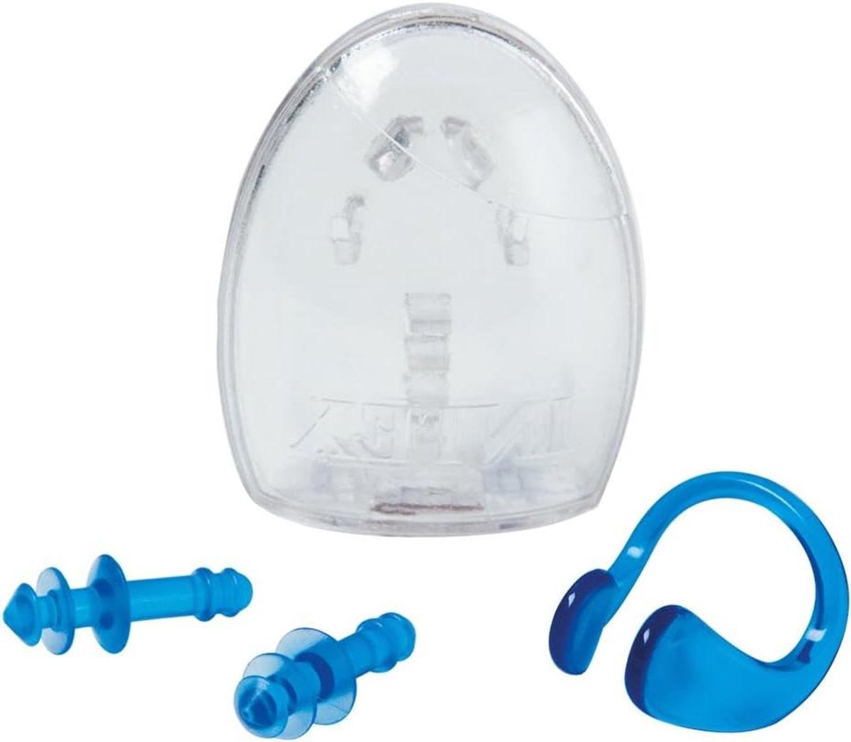 Zwemset Oren en Neus - Oordopjes Neusklem - Watersport Genieten - Comfortabele Pasvorm - Compacte Koffer - Transparant
