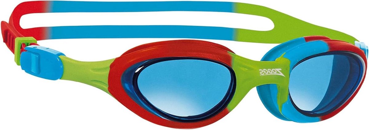 Kinder Zwembril - Zwembril Jongens Meisjes - Veilig Zwemmen - Lekvrij Ontwerp - 6-14 Jaar - Rood Blauw Groen