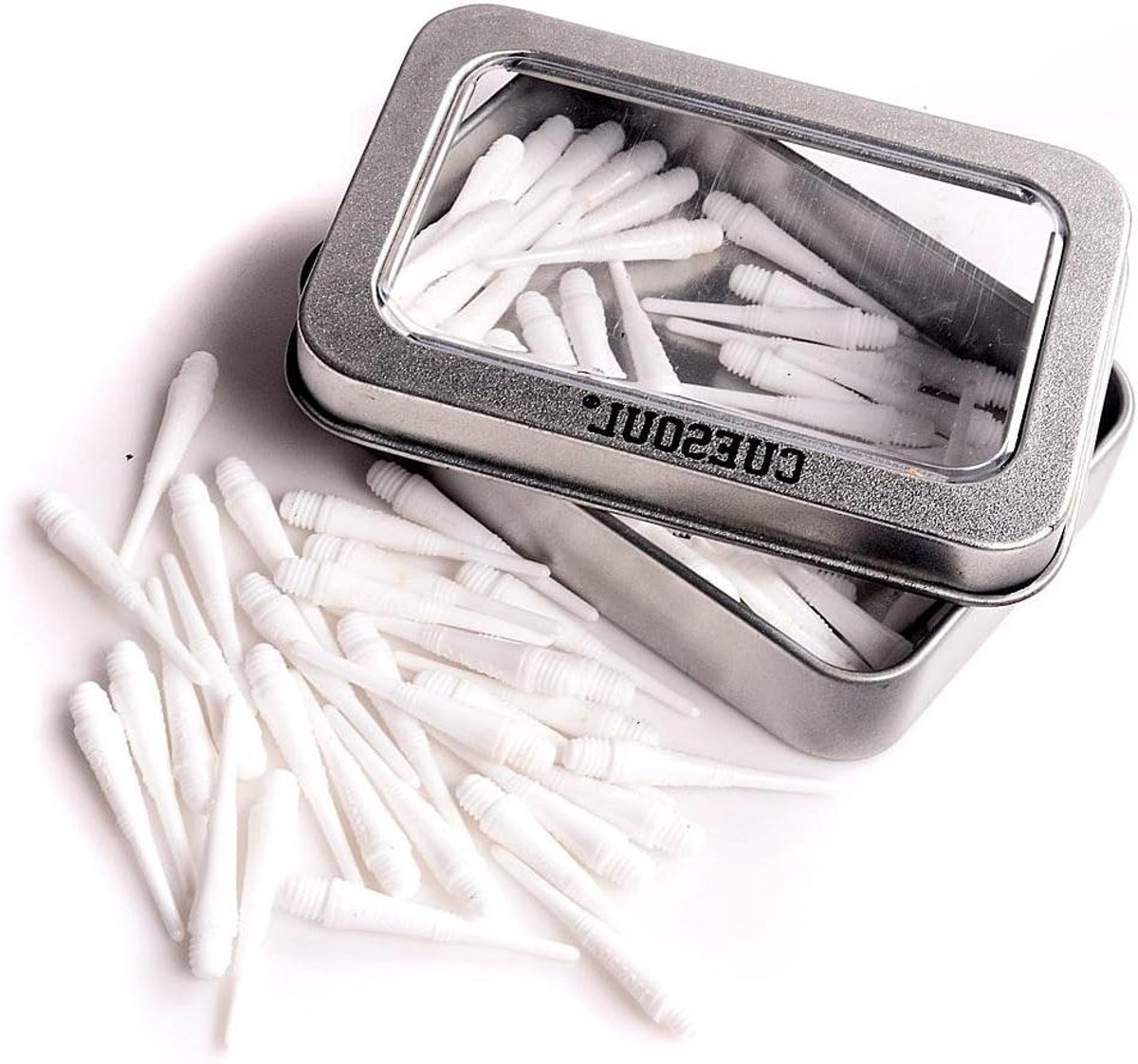 Dartpijlen Punten - Zachte Tips - Dartspel Onderhoud - Super Sterk Duurzaam - 100 Stuks - Wit