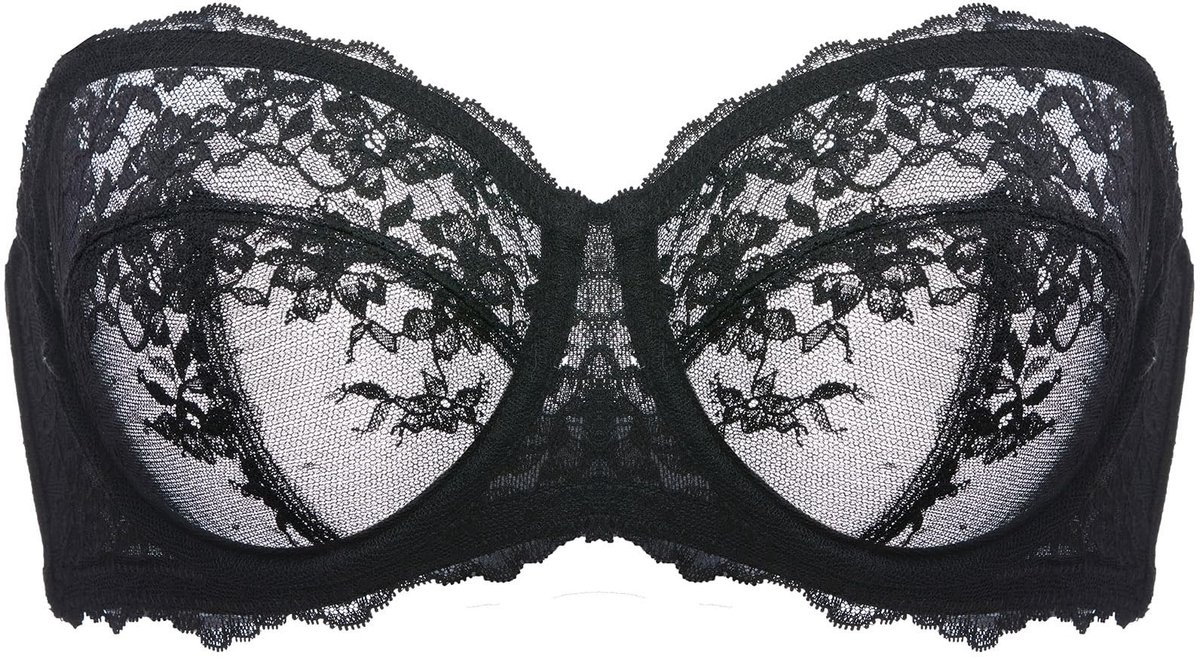 Allecto - Strapless bh - Sexy doorschijnend kant - Ademend ontwerp - Plus-size - Beugel bh - Comfortabel & stijlvol - Geschikt voor dames