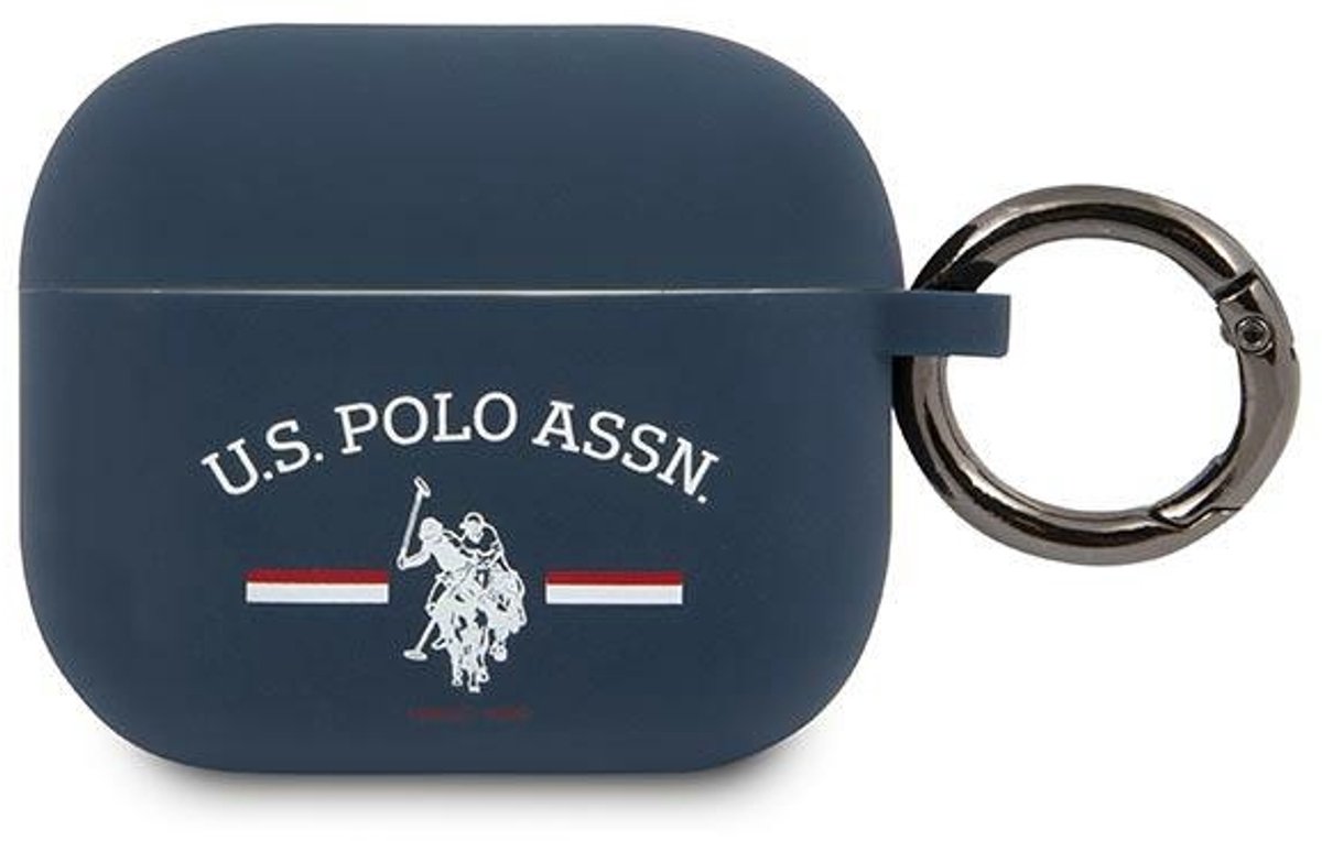US - Polo - USACA3SFGV AirPods - 3 - hoesje - marineblauw/marineblauw