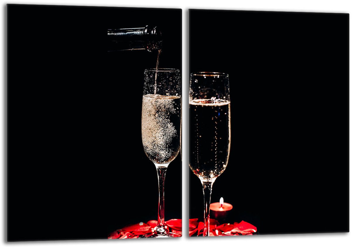 TMK ArtDeko - Snijplank en Beschermplaat - Glass - 2x40x52 - Wijnontwerp