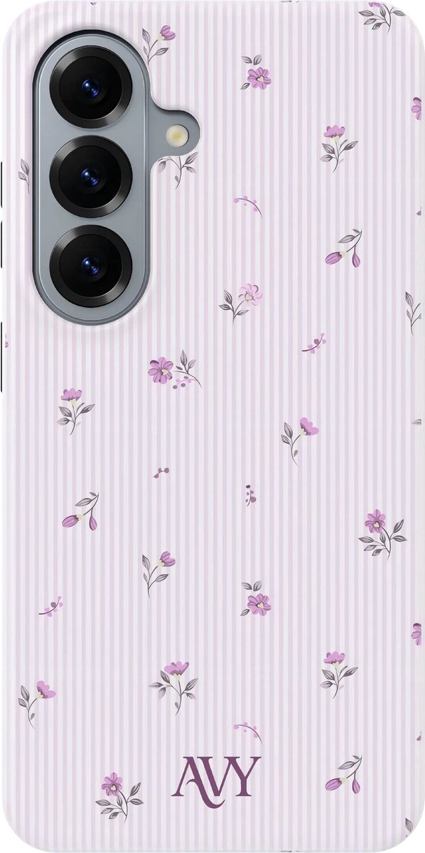 AVY Hoesje geschikt voor Samsung Galaxy S26 Plus | Lila Dream | Bloemen | Paars | Hard Shell Back Cover | Compatibel met MagSafe & Qi2