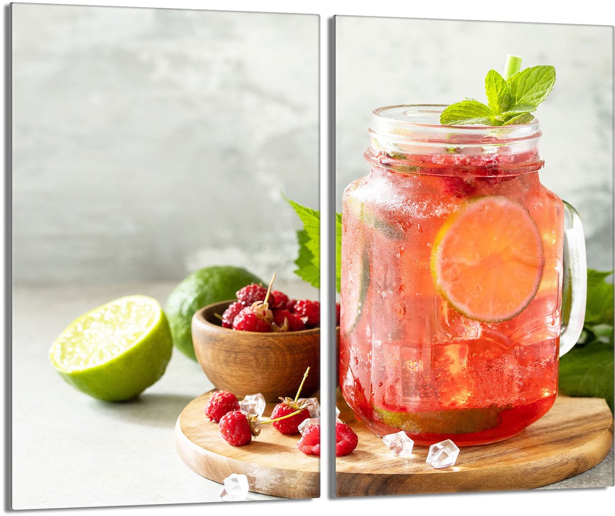TMK ArtDeko - Drink Serie - Glazen Beschermplaat - 2x30x52cm - Tempered Glass