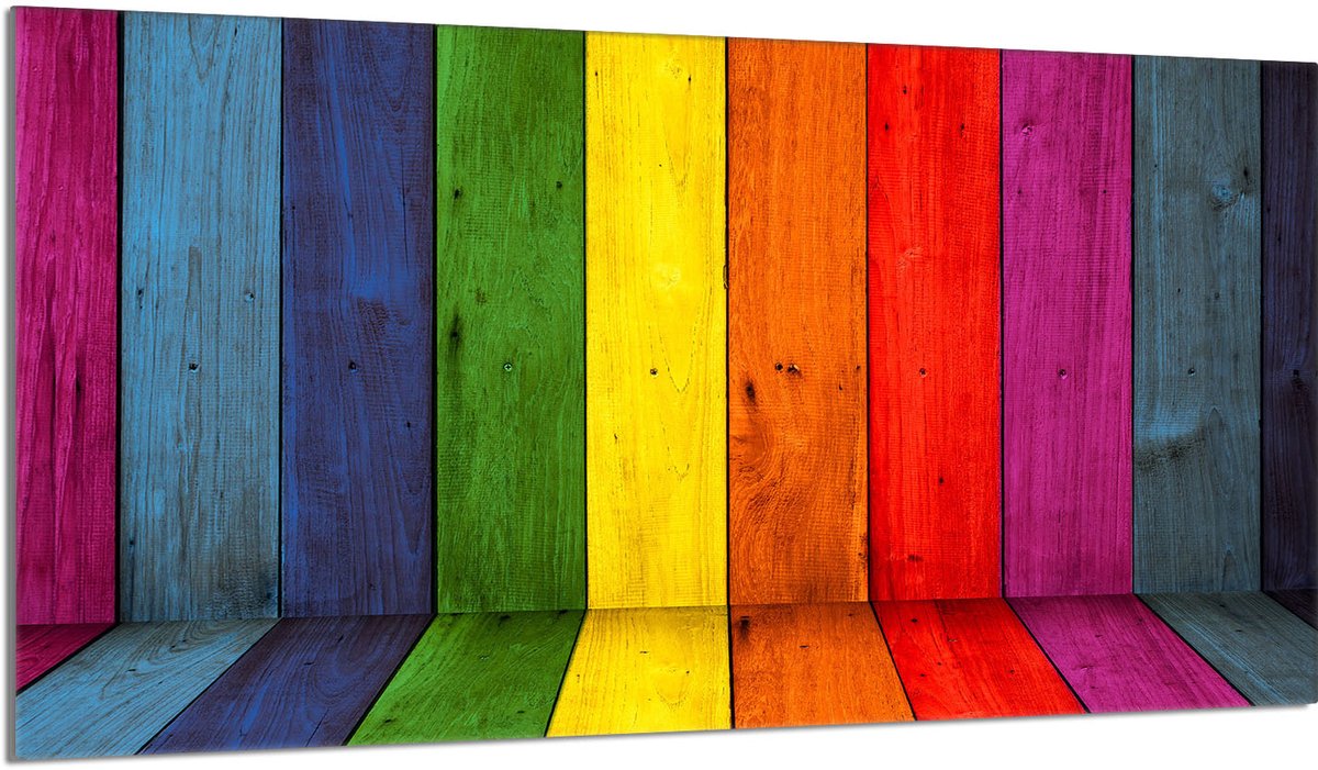 TMK ArtDeko - Serie Paneel - Keuken Bescherming - 90x52cm - Kleurvol